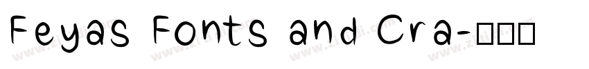 Feyas Fonts and Cra字体转换